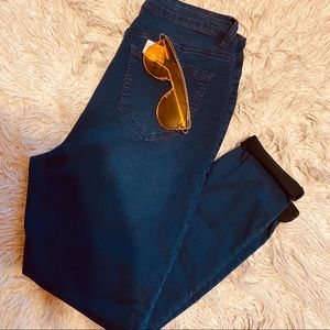 Dark Blue FashionNova Skinny Jeans